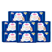 七度空间 卫生巾 少女系列纯棉超薄超长 夜用8片*4包装