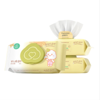 全棉时代 婴儿棉湿巾手口专用 80抽/包*3包