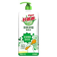 好爸爸 亲肤浓缩餐具净洗洁精婴童餐碗奶瓶果蔬食品可用 1kg/瓶