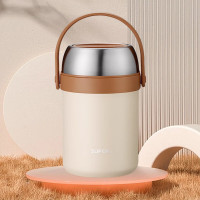 苏泊尔(SUPOR) 保温桶饭桶 304不锈钢保温1.7L 便当餐盒分层上班族 KF17AE10