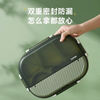 苏泊尔(SUPOR) 分格餐盘 2.0L保温饭盒316不锈钢加大加深便当盒 KFP20AB10