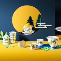 菲米生活(PHMI) 金桂之礼 陶瓷茶具套装 FM-TC2208
