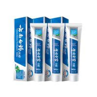 云南白药 冬青香型牙膏 亮白祛渍洁齿护龈清新口气 165g*3支装