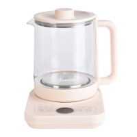 艾贝丽家用养生壶1.5L大容量煮茶壶多功能煮茶器一人花茶壶烧开水壶 22大功能智能预约玻璃壶ABL-YSH012