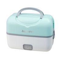 Abereve艾贝丽便携式电热饭盒 加热保温热饭神器上班族办公室插电饭盒304不锈钢材质便当盒ABL-FH02 1L