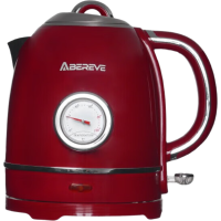 艾贝丽 Abereve欧式电热水壶 可视温度表高颜值复古红煲水壶 大容量1.3L ABL-SH1314 1.3L