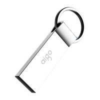 爱国者(AIGO) 64G USB2.0 U210 金属U盘 车载电脑两用办公小容量 防丢迷你优盘 2个装