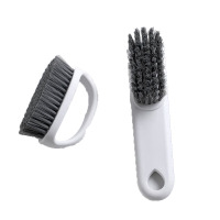 鞋刷洗衣刷子[2个装]不伤鞋长柄短柄组合刷板刷清洁刷