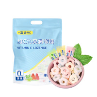 无糖维C薄荷糖口香糖企业招待糖喜糖500g约333颗混合口味