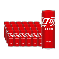 可口可乐 330ml*24罐新老包装随机发货 单位:箱