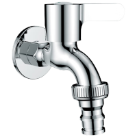 洗衣机水龙头加厚精铜主体 卫生间阳台拖把池4分水嘴单冷快开龙头