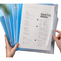 得力(deli) 文件袋 牛皮纸 A4纽扣袋按扣文件袋 资料袋 文件套 办公用品 5501斜条纹按扣袋10个