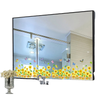 创意镜子镜面装饰墙贴 向日葵1.3米 大