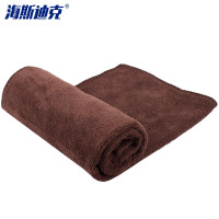 海斯迪克 酒店物业清洁抹布 30×60cm 咖啡色(10条装)