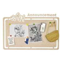 公告栏浅灰色 60×90cm公告栏毛毡板