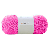 勾花毛线浅粉