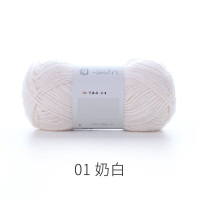 勾花毛线乳白