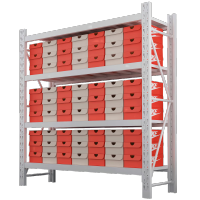 货物架白色-四层-主架 轻型货架 长120* 宽50* 高200cm