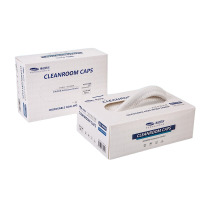 一次性条形帽防尘帽无纺布帽头套发罩一次性网帽防尘帽 21寸白色100只