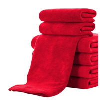 毛巾30×60cm 红色(10条)