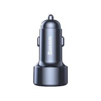 倍思 魔力系列 PPS数显(Type-C PD + QC)智能双快充车充45W 黑色