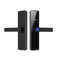 木门指纹锁 宿舍出租房密码锁小程序开锁