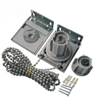 窗帘卷轴四方头38管用含2米拉绳