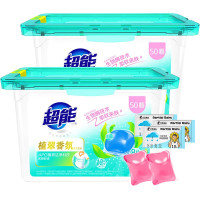 超能花漾护色洗衣凝珠(单腔)400g(50颗)*2