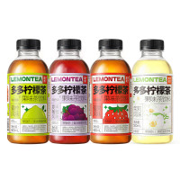 多多柠檬茶 0脂肪茶饮料 混合口味 500mL*12瓶