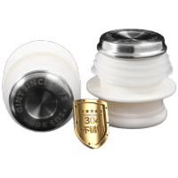 热水瓶塞开水瓶塞保温瓶塞茶瓶盖子暖壶不锈钢酒塞配件食品级密封 大号[304不锈钢]硅胶瓶塞