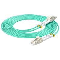 山泽(SAMZHE)电信级万兆光纤跳线 LC-LC多模双芯OM3-300低烟无卤入户光纤线