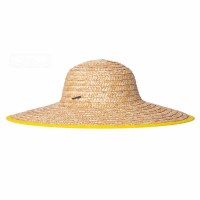 遮阳草帽农民防晒大檐麦秆编织优质草帽工地劳保帽子 包边草帽[45-47厘米]