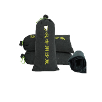 防汛沙袋专用抗洪防水沙袋 1个[加厚]帆布抽绳25*70(可装沙15kg)30个起订