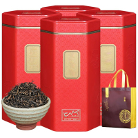 红茶茶叶散装浓香型新茶金俊眉罐装共500g凤鼎红礼盒装