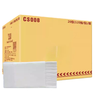 擦手纸商用1层120抽*20包加厚抹手纸卫生间厨房用纸吸油吸水CS008