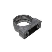 无轨道电动伸缩门底板轴心轴承固定座 普通款铝轴承座 单轴承座