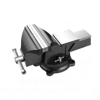 重型台虎钳台钳工作台多功能家用小型虎桌钳子工业级平口夹具 10寸