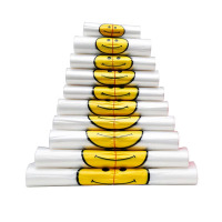 一次性笑脸背心袋 垃圾袋 加厚26*42cm 个