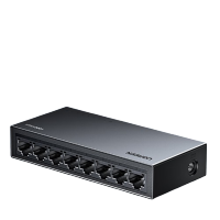 绿联8口千兆交换机 网线分线器一分二/四/八 4口监控网络转换器交换器小型企业家用HUB分流器35499