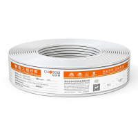 秋叶原 4芯多股电话线 纯铜线芯 扁平线身 100米 QS81T100S