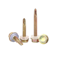 彩锌钻尾丝 外六角自攻自钻螺丝钉 M5.5*30 1斤装(约99支)