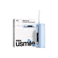 usmile笑容加 C20 冲牙器 伸缩便携式(单位:个)镜湖蓝