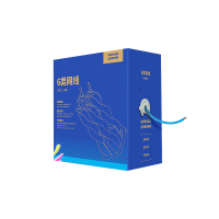 六类千兆网线 CAT6类国标非屏蔽纯铜线芯双绞线 布线无氧铜箱线50米 EC6-50