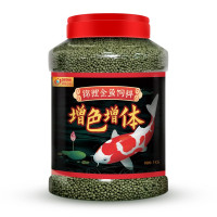 鱼饲料1kg/桶 鲤金鱼饲料通用型鱼粮