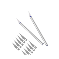 刻刀 1支刻刀+5个刀片 橡皮章笔刀手帐和纸胶带切割