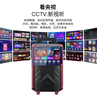 广场舞音响带显示屏幕 触摸版+2个话筒+32GU盘型号KS20