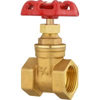 全铜闸阀dn15 20 25内螺纹自来水管开关表前丝扣阀门加厚4分6分1寸管道配件 DN25/1寸加厚闸阀