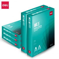 得力绿标王复印纸A4-70g500张/包白色单位:包
