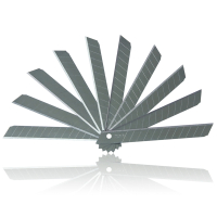 得力2012美工刀刀片9mm36盒/包 432盒/箱单位:盒