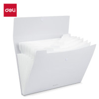 得力格调灰72456格按扣多层文件夹